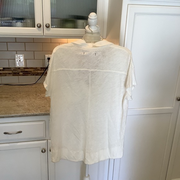 Free People We The Free Creamy White Pullover Top NWT Size Small - Picture 4 of 7